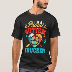 Camiseta Caminhoneiro Engraçado Conscientização Autismo Apo