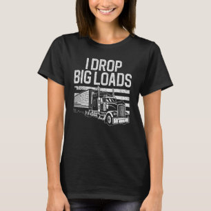 Camiseta Caminhoneiro Engraçado Para Homens Mulheres Semi M