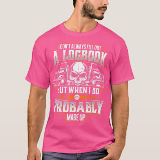 Camiseta Caminhoneiro Fez o Caminhão do Driver do Diário de