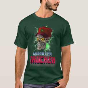 Camiseta Caminhoneiro marroquino engraçado para todos os mo
