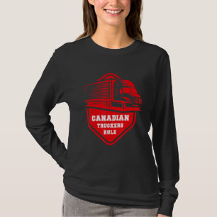 Camiseta Caminhoneiros Canadenses Rule Freedom 2022 Apoia N