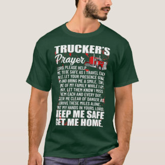 Camiseta Caminhoneiros Oram Para Que Eu Seja Seguro Para Tr