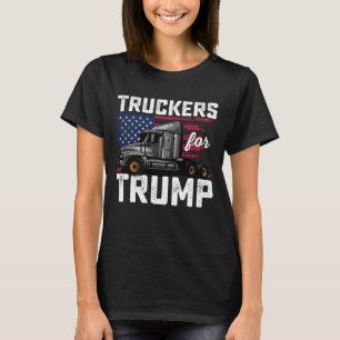 Camiseta Caminhoneiros Para Eleição Presidencial Trump Vint