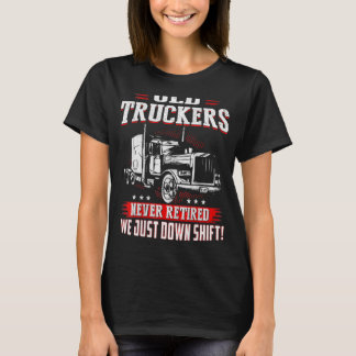 Camiseta Caminhoneiros Velhos Nunca Se Aposentam Nós Simple
