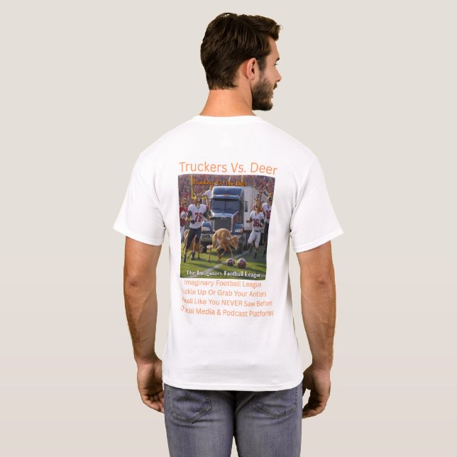 Camiseta Caminhoneiros Vs Veados  (Parte Traseira Completa)