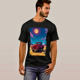 Camiseta Caminhonete Clássica Americana