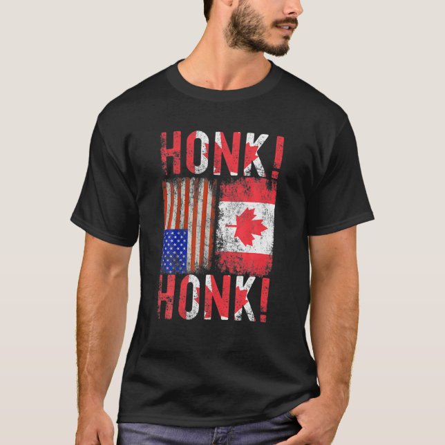 Camiseta Caminhonk Honk Honk, Enviador de Liberdade do Cana (Frente)