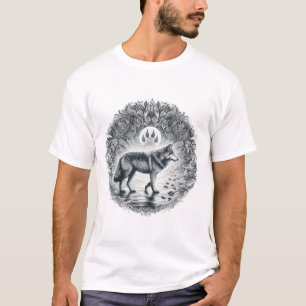 Camiseta Caminhos de Lobo Solitário, Caminhos de Lobo, Impr