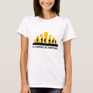 Camiseta Camino de Santiago A rua James 0040
