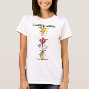 Camiseta Camino de Santiago A rua James 0312