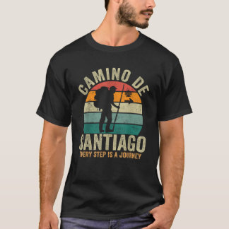 Camiseta Camino de Santiago Tshirt Women Espanha Pilgrim Wa