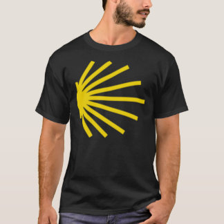 Camiseta Camino De Santiago - Yellow Shell Trail Marker Ess