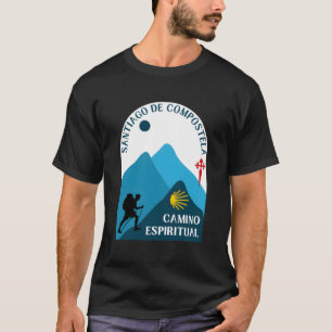 Camiseta Camino Espiritual Caminhando Santiago Espiritual W