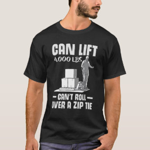 Camiseta camionete de mão não pode passar por cima do depós