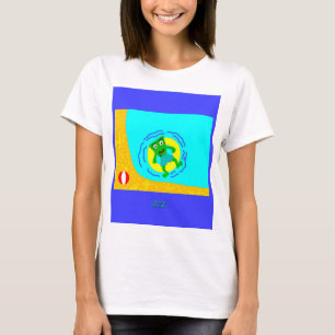 Camiseta Camisa-branca-básica de mulheres do Verão de Frank