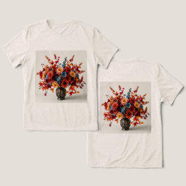 Camiseta Camisa-Buquê de outono feminino