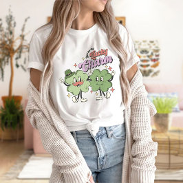 Camiseta Camisa-C Sortuda, Camisa-Sorte, Dia de São Patríci