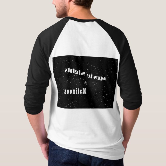 Camiseta Camisa-Capa longa, de dois lados, de uso masculino (Verso)