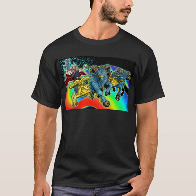 Camiseta Camisa-carruagem de Thor (Frente)