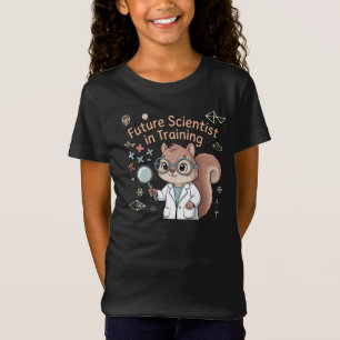 Camiseta "Camisa de Cientista Esquilo STEM – Futuro Cientis