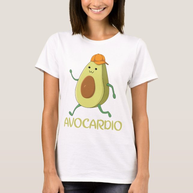 Camiseta Camisa-design de fofo avocardio (Frente)