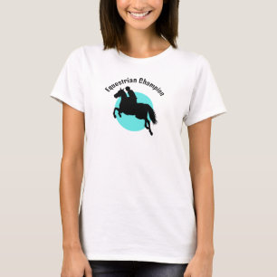 Camiseta Camisa-Design equestre