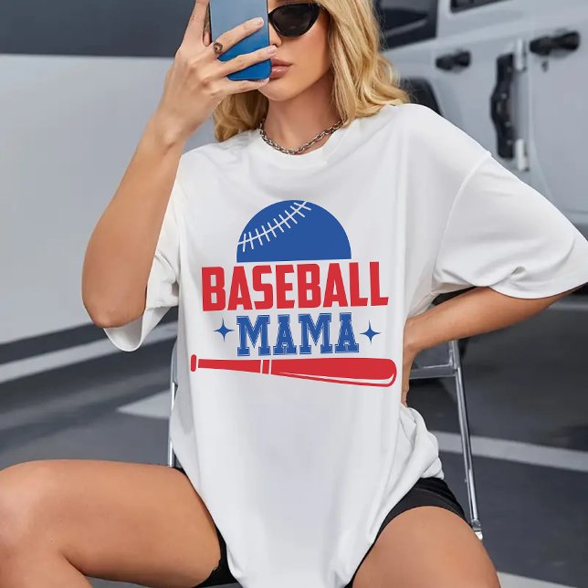 Camiseta Camisa, Dia de as mães ou Presente de Beisebol (baseball mama shirt, baseball mom shirt, sports mom shirt, mothers day gift for mom, birthday gift)