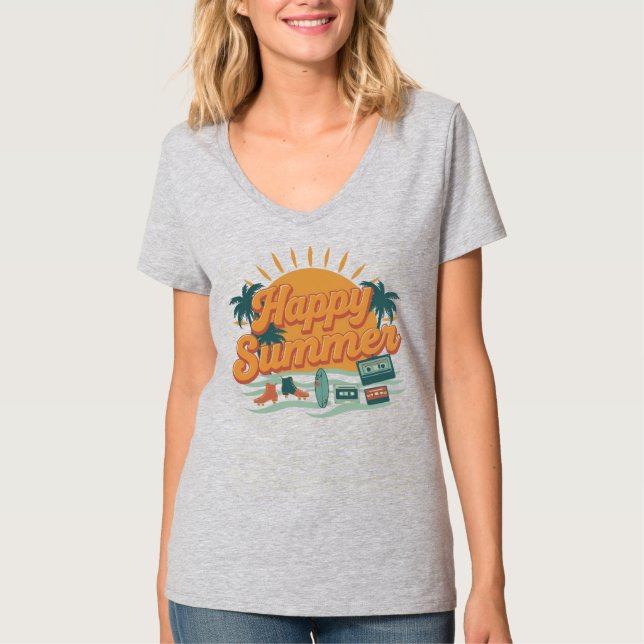 Camiseta Camisa-fantasia retrô - Estilo de vindima Teto grá (Frente)