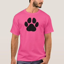 Camiseta Camisa-guia-leopardo rosa