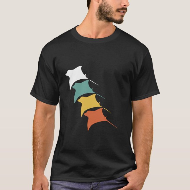 Camiseta Camisa-guia Retro Vintage de Longa Distância (Frente)