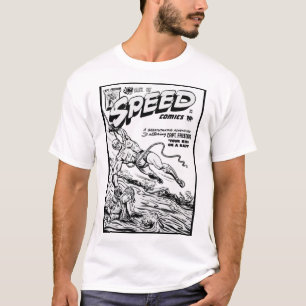 Camiseta Camisa-História em quadrinhos de velocidade de 194