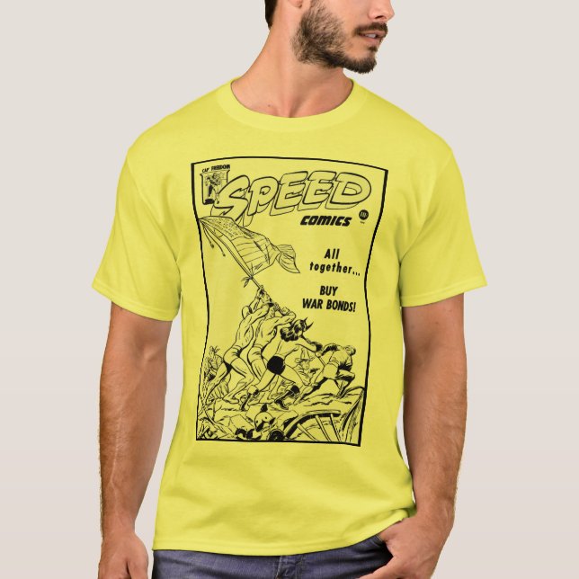 Camiseta Camisa-História em quadrinhos de velocidade de 194 (Frente)