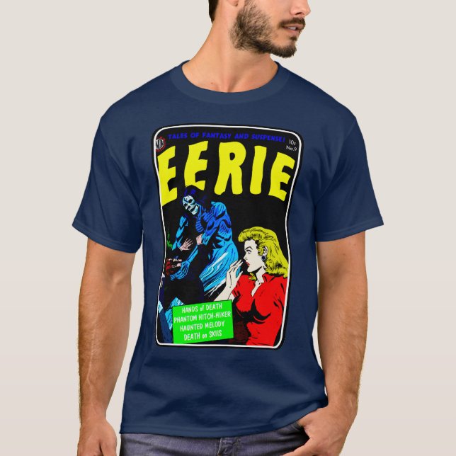 Camiseta Camisa-História em quadrinhos horrorosa EERIE de 1 (Frente)