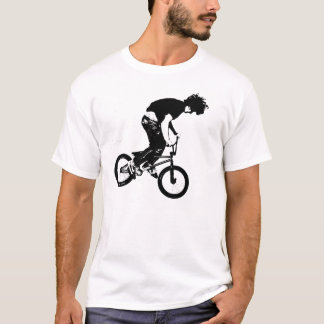 Camiseta Camisa/Hoodie Gráficos do Cavalo BMX Preto
