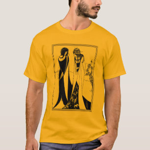 Camiseta Camisa:  Ilustração de Beardsley - John e Salom