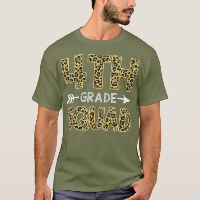 Camiseta Camisa-leopardo do 4º grau Campanha (Frente)