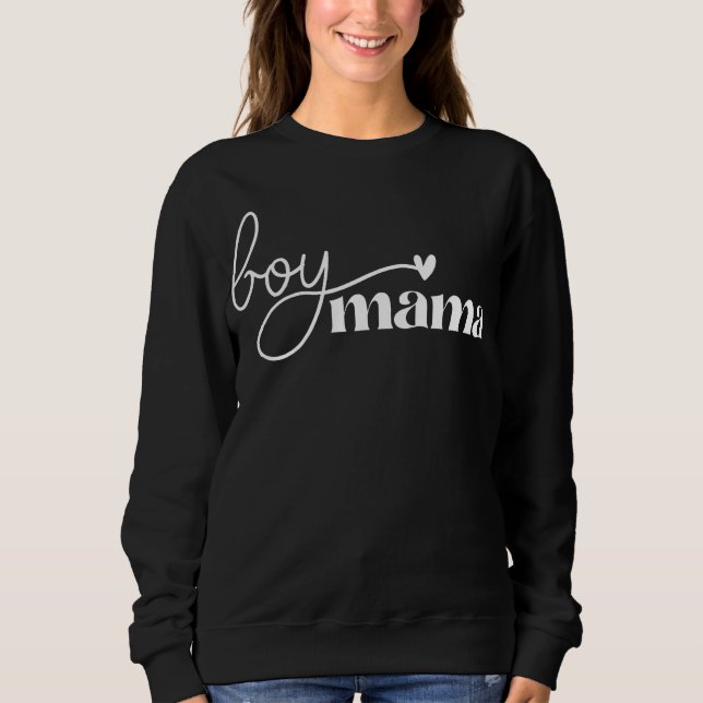 Camiseta Camisa-Menina, Suéter-Mãe-Menino, Mamãe-Menino (Frente)