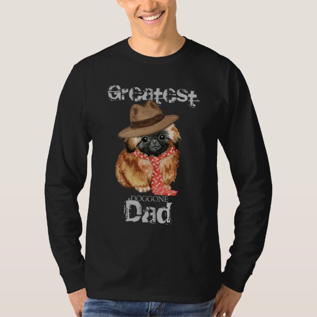 Camiseta Camisa-Pai Pekingesa (Frente)
