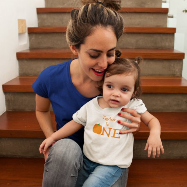 Camiseta Camisa-primeiro aniversario de abóbora (Criador carregado)