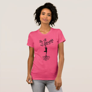 Camiseta Camisa-raízes de árvore feminina