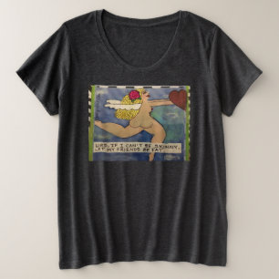 Camiseta Camisa... Se não posso ser magro, deixe meus amig