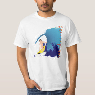 Camiseta Camisa, surfista, surf, ondas, barril de homem