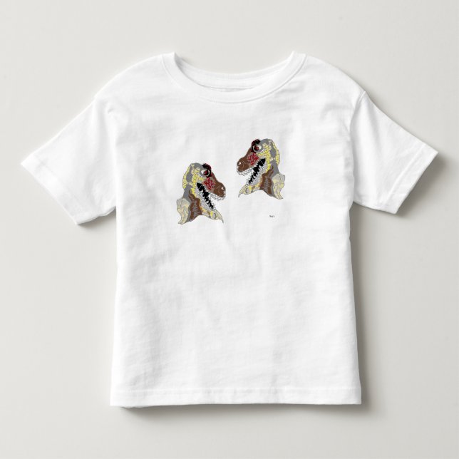 Camiseta Camisa-T: A boca grande do dinossauro (Frente)