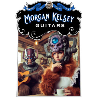 Camiseta Camisa-T - alienígena desfrutando chá e guitarrist