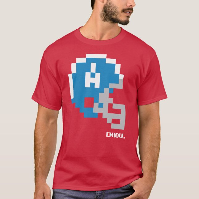 Camiseta Camisa-T Alternativa Do Capacete Tecmo De Óleos (Frente)