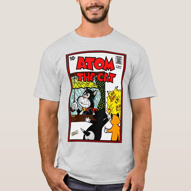 Camiseta Camisa-T 'ATOM THE CAT' de 1940 (Frente)