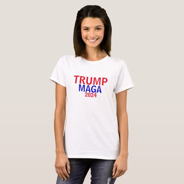 CAMISETA CAMISA-T BÁSICA DA MAGA 2024 (Frente Completa)
