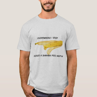 Camiseta Camisa-T básica de homem de banana