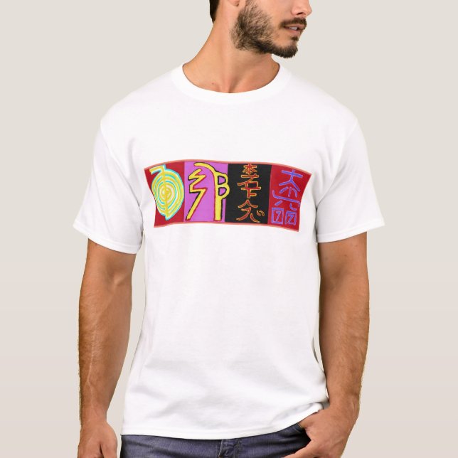 Camiseta Camisa-T básica de homens cicatrizantes (Frente)