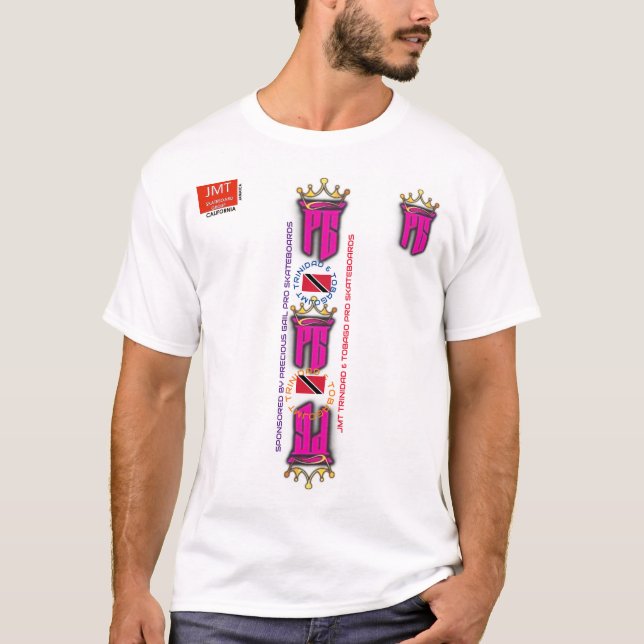 Camiseta Camisa-T básica de preciosos (Frente)